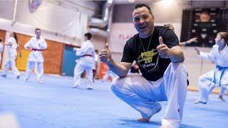 WKF YOUHT KARATE TRAINING Defense , Attack Tactics Keep the Distance Get Points