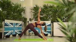 Pre-flight yoga | 20 minute yoga routine to help you relax before flying | Shona Vertue