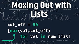 Python Analysis Simplified: List Comprehension and Max Functions