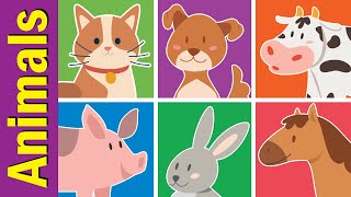 Farm Animals Vocabulary Chant for Children | Fun Kids English