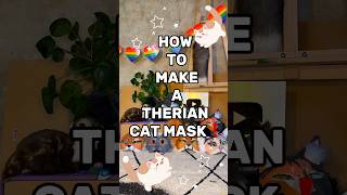 HOW TO MAKE A THERIAN CAT MASK! (Pause to read!) #theriantropy #therian #catmask #mask