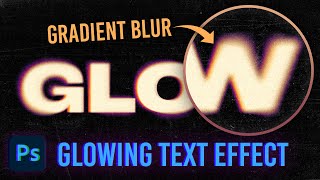 The GRADIENT BLUR Trick for Creating GLOWING Text Effects in Photoshop