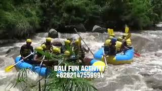 Pump up your adrenaline - Bali water rafting.