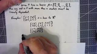 Linear Algebra 4.5.1 Finite Bases