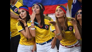 COLOMBIANOS en LOS ANGELES ponen ambiente a la final de COPA AMERICA