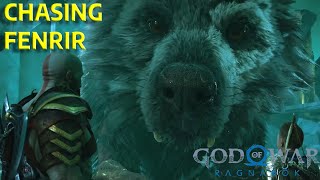 God of War Ragnarok - Chasing FENRIR - Turning GARM to FENRIR - Good Boy!