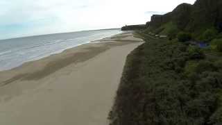 FPV flight Downhill  beach,  North coast Northern Ireland.