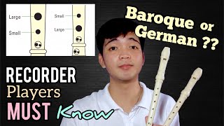 BAROQUE vs. GERMAN RECORDER | TUTORIAL 2020 - Types of FINGERING SYSTEM | How to Play ALL THE NOTES