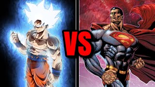 Goku vs Superman FIXED | Dragon Ball vs DC Comics