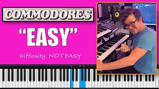 How to Play 'Easy' by The Commodores - Piano Tutorial