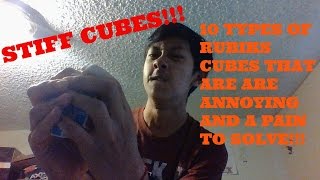 10 RUBIKS CUBE THAT ARE ANNOYING AND A PAIN TO SOLVE!!