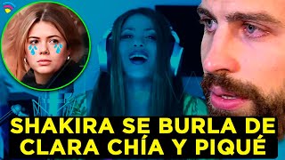 Shakira se burla de Pique y su novia Clara Chía y expone sus secretos más íntimos.