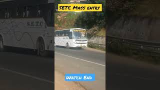 🎀🎉Ooty SETC Bus Mass Entry 👑💥 #ooty #setc #tamil #like #shorts