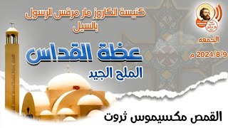 عظة الملح الجيد القمص مكسيموس ثروت كاهن كنيسة مار مرقس بأسوان قداس الجمعه ٩ / ٨ / ٢٠٢٤ م