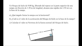 PASATIEMPOS SOBRE FÍSICA-El Problema del bloque de hielo