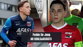 Fedde De Jong || All Goals & Assists  • AZ Alkmaar