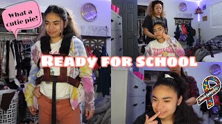 Autistic nonverbal teen ready for school! | Autism life with Ashy