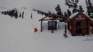 Ron Rolleston Skiing Blackcomb: Crystal Zone