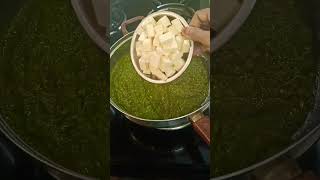 😍 Must try this recipe 🤤 Yummy Palak Paneer #shorts #youtubeshorts #yummy #delicious #recipe #paneer