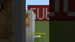 la tua spada se: #minecraft #shorts