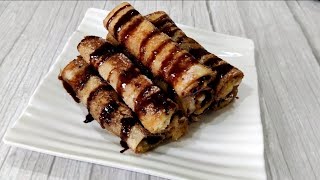 बच्चो के लिए बेस्ट नाश्ता | Nutella Stuffed French Toast Roll Recipe| by @homechefrahila7827 🧑‍🍳