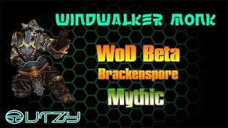 Windwalker Monk Warlords of Draenor Beta - Brackenspore Mythic