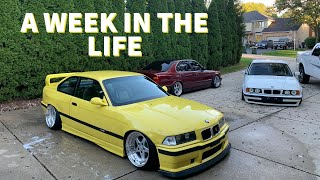 A week in the life | E46 M3 video BTS, Bagged truck reactions, and E36 M3 wash