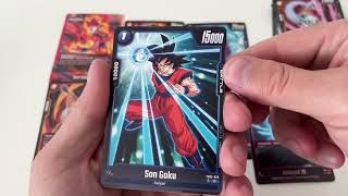 Dragon Ball Super Fusion World Blazing Aura FB02 Booster Packs Opening