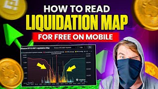 HOW TO READ LIQUIDATION MAP FOR FREE ON MOBILE (Every Coin)