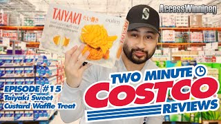 2 Minute Costco Reviews: Taiyaki Sweet Custard Waffle Treat