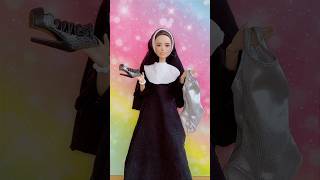 Barbie nun like a Princess 👑 #stopmotion #funny #comedy