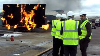 International Fire Training Centre - Fire Screen