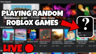 🔴Chilling playing Random Roblox Games With Viewers