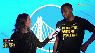 Jonathan Kuminga Postgame Interview | Golden State Warriors beat Memphis Grizzlies 137-116