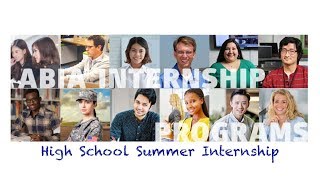 Join the ABIA High School Summer Intern Program