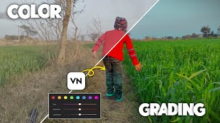 color grading in VN app with simple steps | color grading on Android | color grading video editing