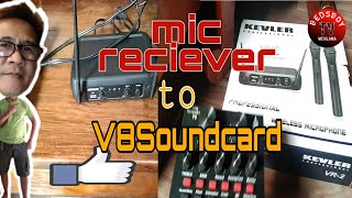 Wireless microphone to V8 Soundcard.||How to Connect||DoItYourself.