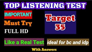 IELTS Listening practice test with Answers 2020|| Similar to REAL EXAM Listening test ||