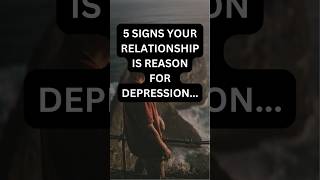 Signs your relationship is reason for depression #shorts #youtubeshorts #short #viral #shortsfeed