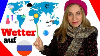 Wetter auf Russisch - Hörsverstehen üben 🌤