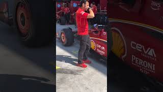 Ferrari pit stop practice F1 Ferrari 24 #f1ferrari #f1 #ferraridriver #automobile #subscribe