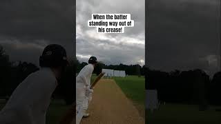 Wicket keeper POV - making the decision to stand up!#cricketlover #gopro