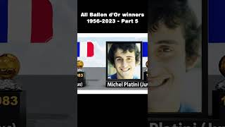 All Ballon d'Or winners 1956-2023 #DataWorld #Shorts #Part-5