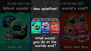 New Splatfest! #splatoon #splatoon3 #splatfest