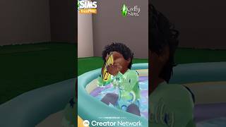 NOVA ANIMAÇÃO PARA BEBÊS👼| TEMPO DE JOGO NA PISCINA| THE SIMS FREEPLAY 🥰