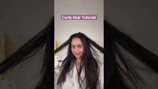 Curly Hair Tutorial #curlyhair #curls #hairstyle