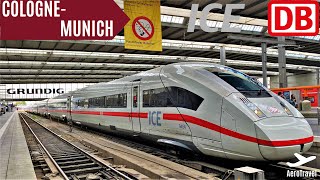 DB CAN BE ON TIME | ICE 511 COLOGNE-MUNICH | SHORT REPORT | ICE 4 TRAIN ON SCHEDULE ULTRA HD 4K