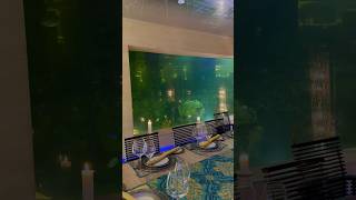 This RESTAURANT is IN AN AQUARIUM?! #shorts #viral