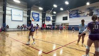 HVA 16s vs FEVA - girls club volleyball tournament