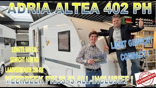 Adria Altea 402 PH 2024 nu met € 3644,= extra korting FULL OPTIONS !!! caravan nieuw review